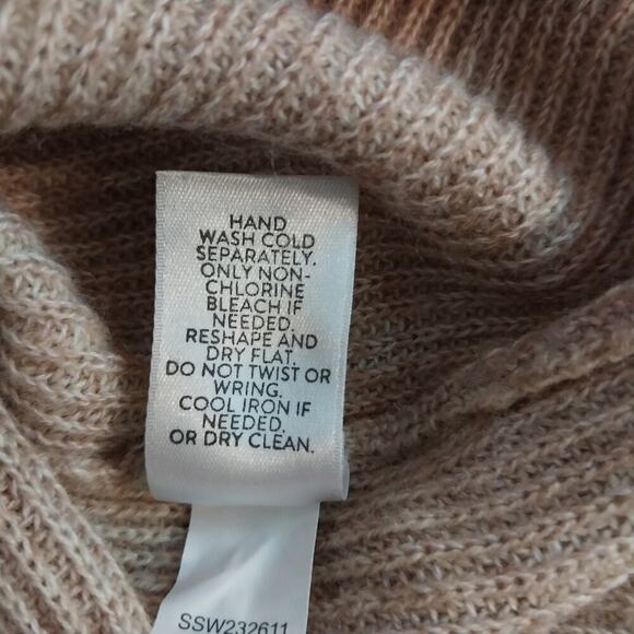 J. Jill Tan Pullover Sweater Size XL Neutral Minimalist Classic Casual Preppy - Picture 11 of 11